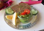 Brot mit Avocadoaufstrich im  Café Franca 