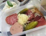 Wurstplatte, inklusive Leberkäse, Salami und Südtiroler Speck