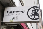 trachtenvogel schild 